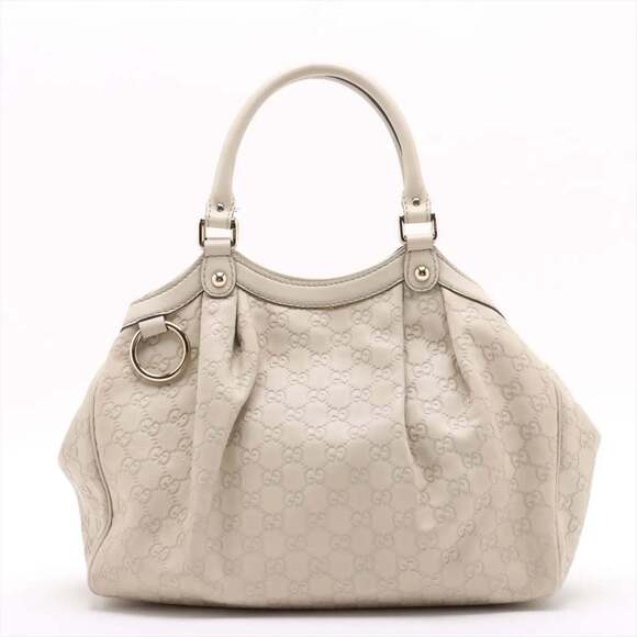 GUCCI Handbags - Gucci Guccissima Sukey 211944 Leather Tote Bag Shoulder Handbag Women's